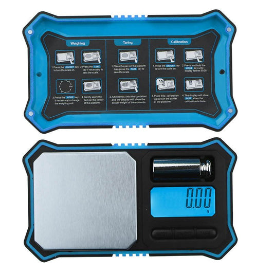 Fuzion - Blue Digital Pocket Scale - 0.01 grams x 200 grams