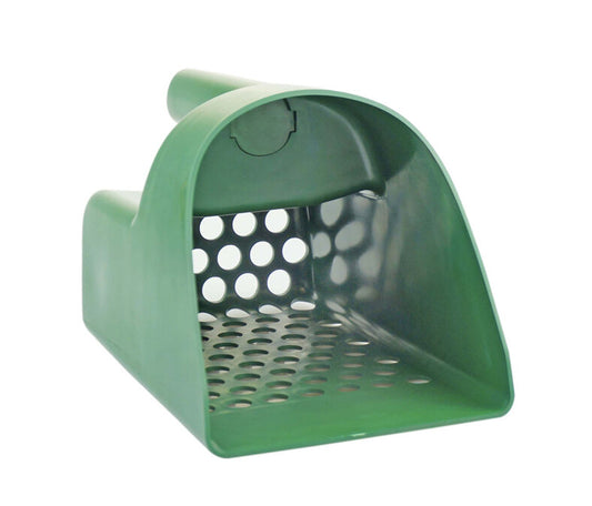 8.1/2" Hand Held Plastic Sand Scoop - Green