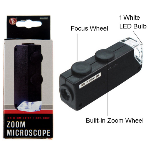 Mini LED Microscope 60x -100x