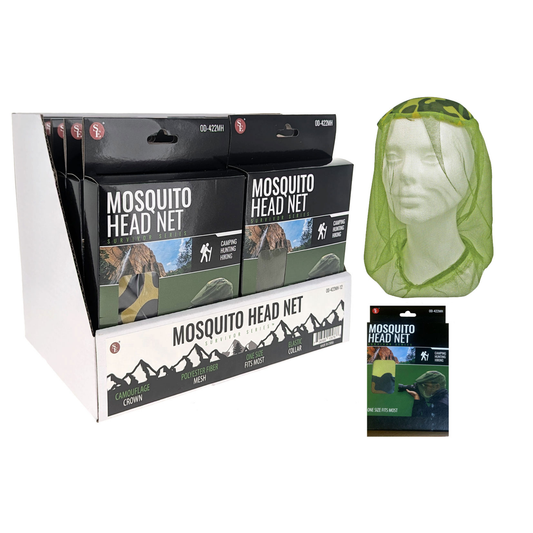 Mosquito / Fly Head Net - 12-Piece Display